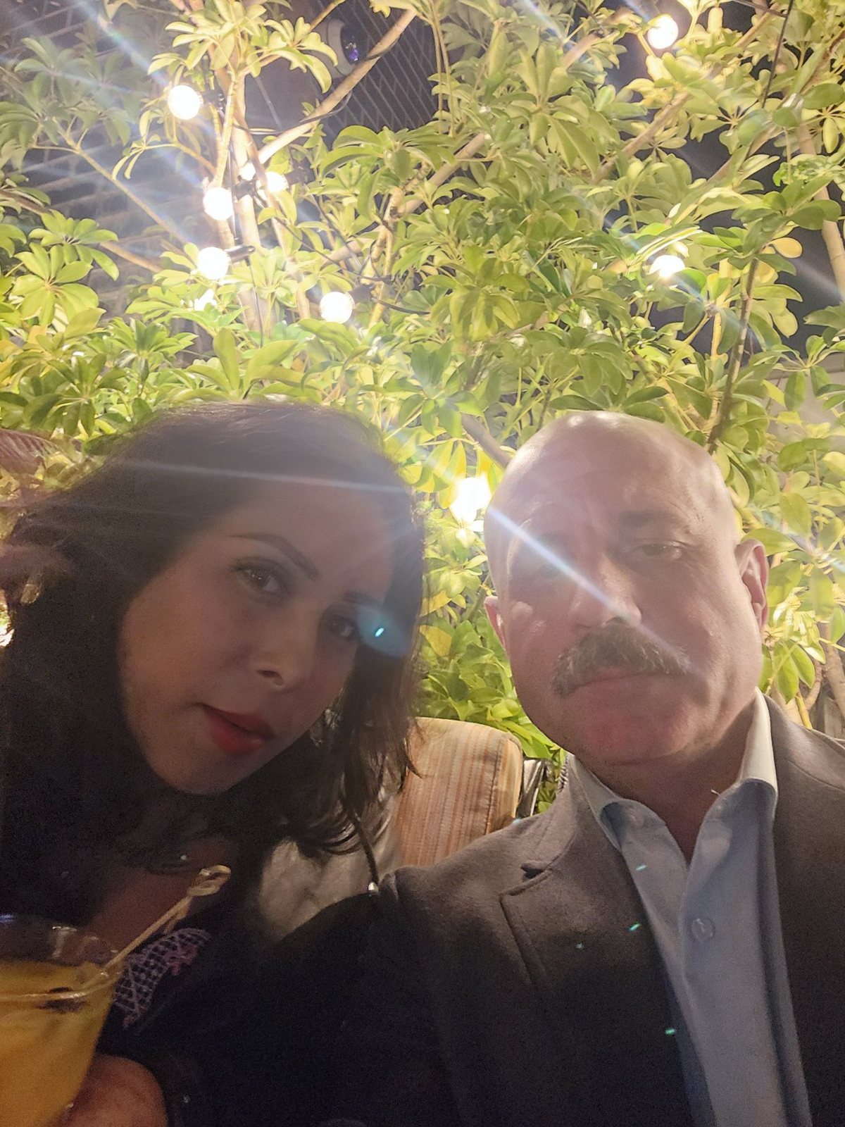 Michael Karl McNeil and Zennin Sedacey-McNeil, an evening out